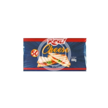 Picture of REAL CHEESE SLICES 800GR
